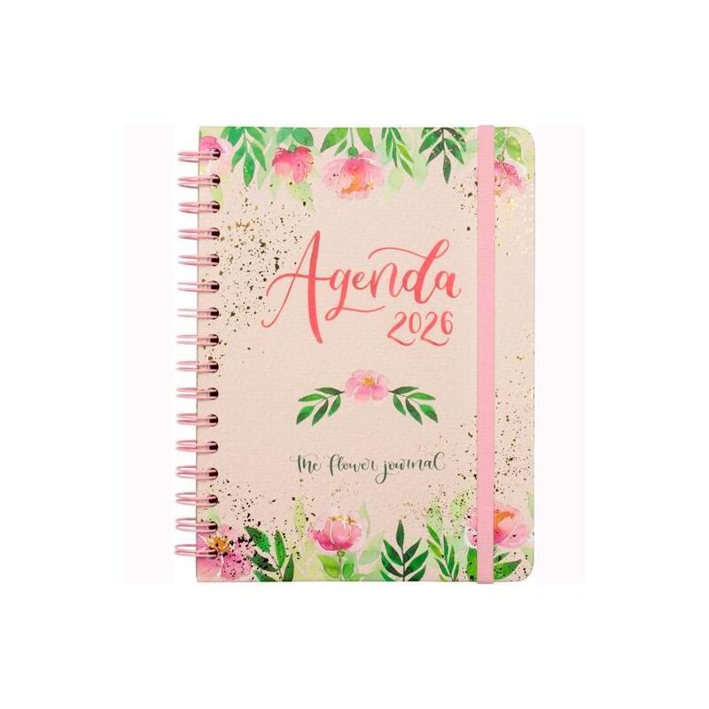 finocam-agenda-espiral-the-flower-journal-e10-155x212mm-svh-tapa-dura-rosa-2026