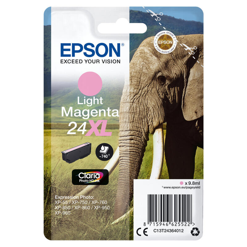epson-24xl-98-ml-xl-magenta-claro-original-blister-con-alarma-de-rf-cartucho-de-tinta-para-expression-photo-xp-55-750-760-850-86