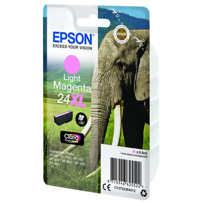 epson-24xl-98-ml-xl-magenta-claro-original-blister-con-alarma-de-rf-cartucho-de-tinta-para-expression-photo-xp-55-750-760-850-86