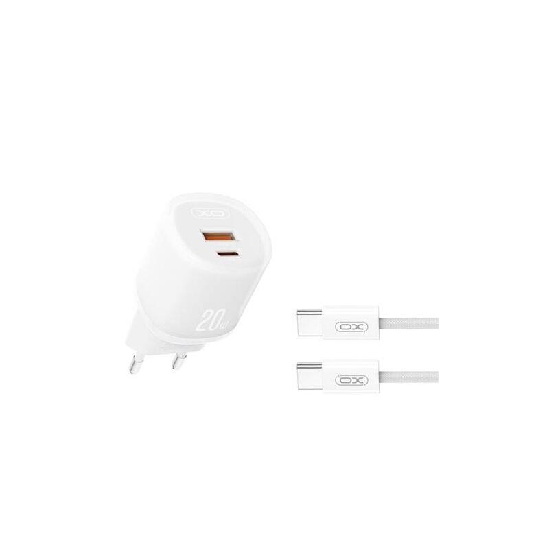 xo-l144-cargador-de-corriente-20w-usb-a-y-usb-c-pd-30-incluye-cable-usb-c-blanco