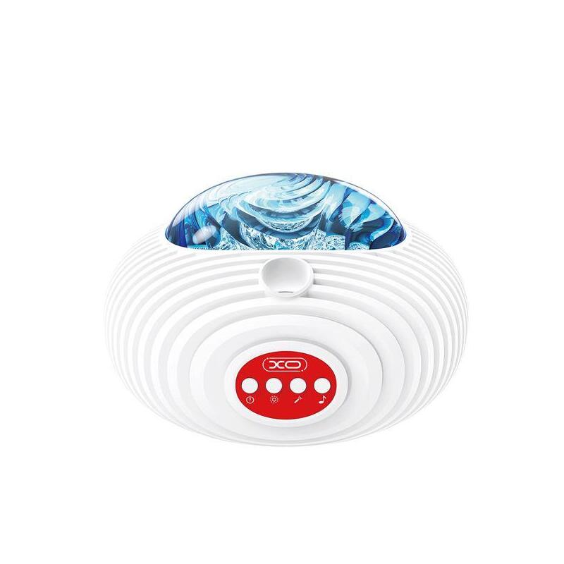 xo-yh12-lampara-proyector-de-estrellas-altavoz-bluetooth-blanco