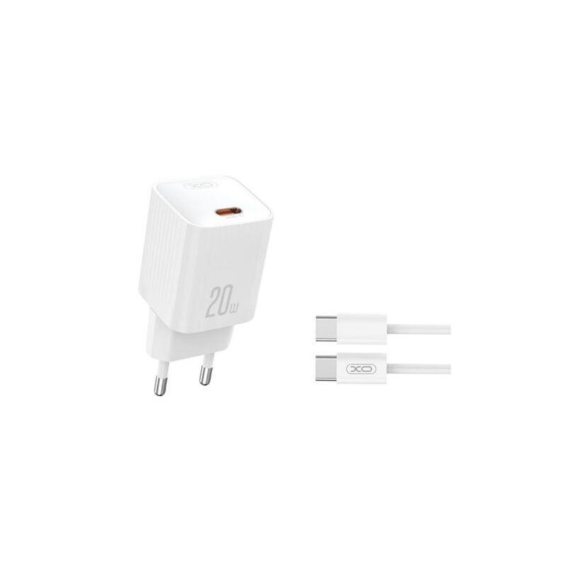 xo-l146-cargador-de-corriente-20w-usb-c-pd-30-y-qc-30-incluye-cable-usb-c-blanco