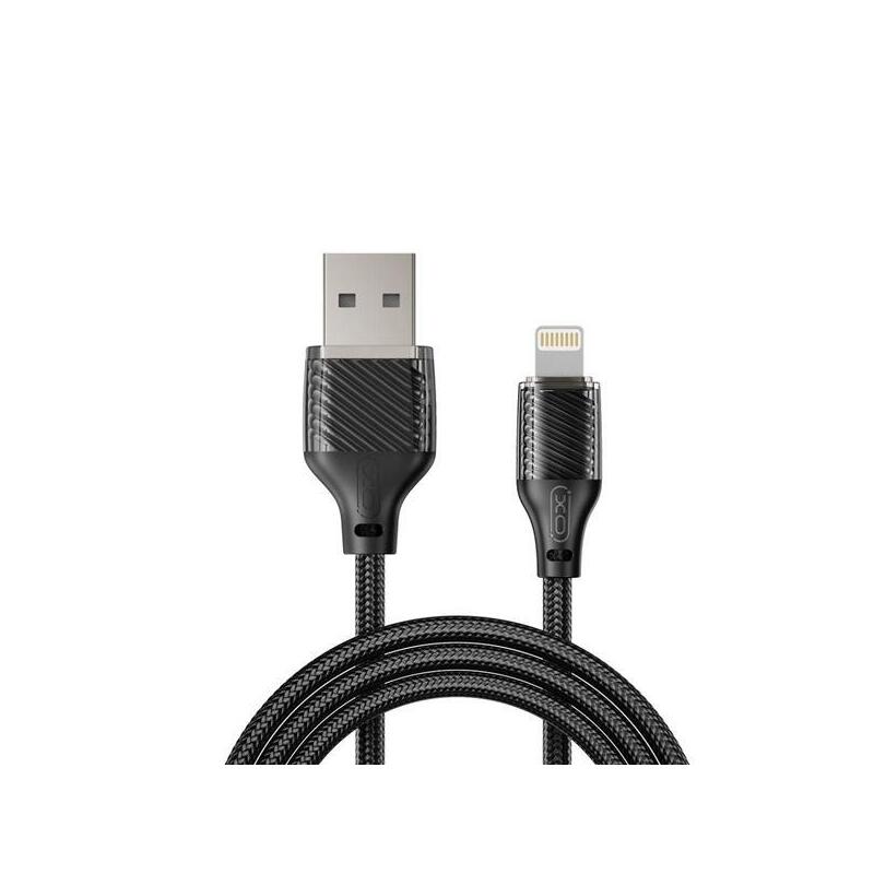 xo-cable-usb-a-macho-a-lightning-carga-y-transmision-de-datos-alta-velocidad-6a-1m-negro