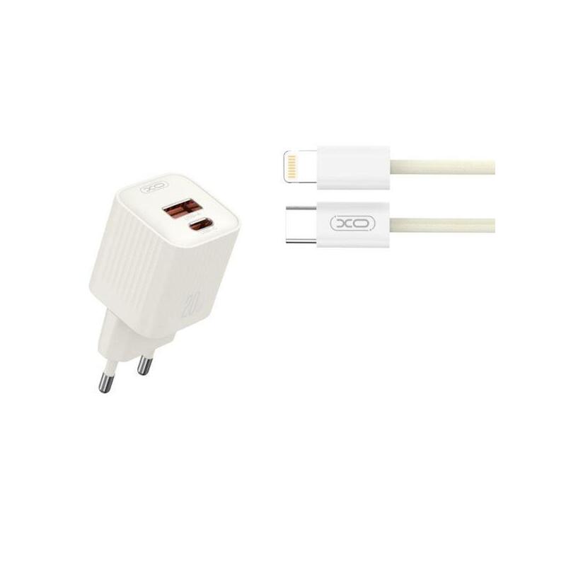 xo-l147-cargador-de-corriente-20w-usb-a-y-usb-c-carga-rapida-incluye-cable-usb-c-a-lightning-blanco