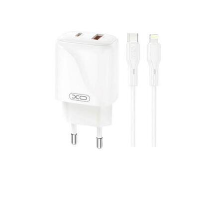 xo-l158-cargador-de-corriente-20w-usb-a-y-usb-c-alto-rendimiento-incluye-cable-usb-c-a-lightning-blanco