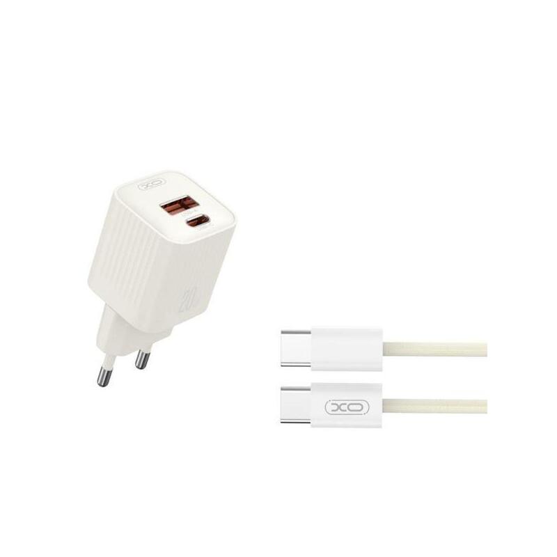 xo-l147-cargador-de-corriente-20w-usb-a-y-usb-c-carga-rapida-incluye-cable-usb-c-blanco