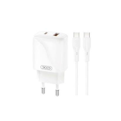 xo-l158-cargador-de-corriente-20w-usb-a-y-usb-c-alto-rendimiento-incluye-cable-usb-c-blanco