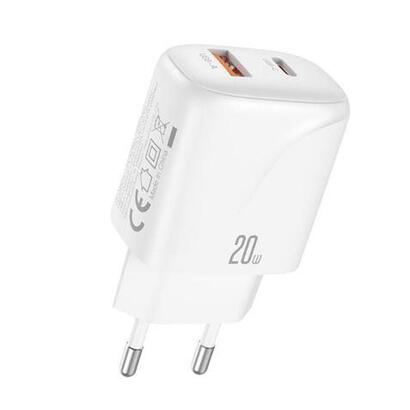 xo-l158-cargador-de-corriente-20w-usb-a-y-usb-c-alto-rendimiento-blanco