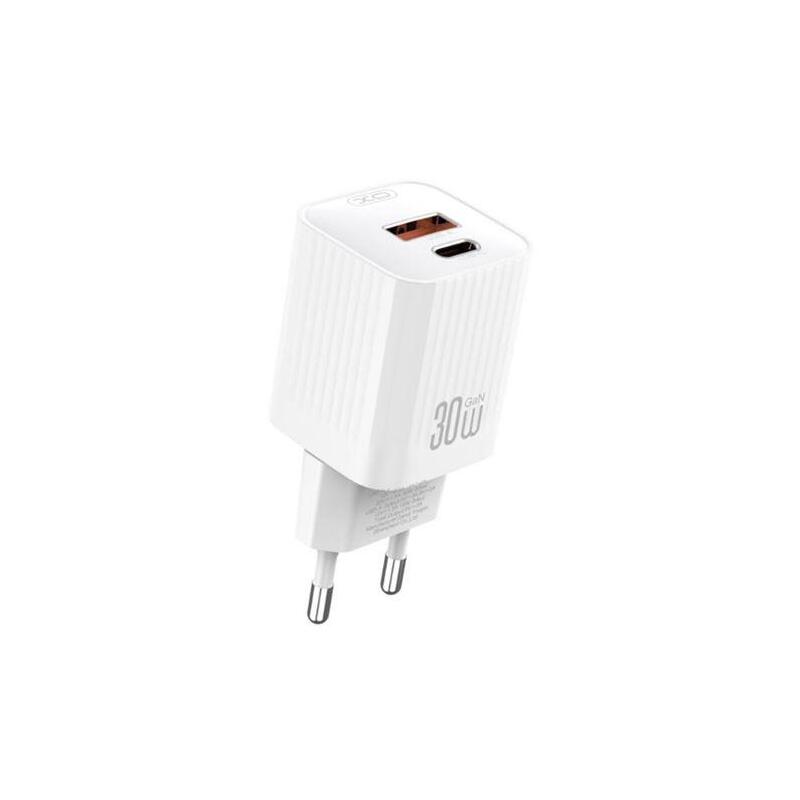xo-l149-cargador-de-corriente-30w-usb-a-y-usb-c-alto-rendimiento-blanco