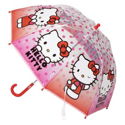 pack-de-4-unidades-paraguas-manual-burbuja-hello-kitty