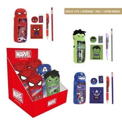 pack-de-6-unidades-portatodo-peluche-los-vengadores-avengers-marvel-surtido