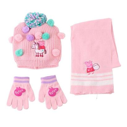 conjunto-gorro-guantes-braga-cuello-peppa-pig