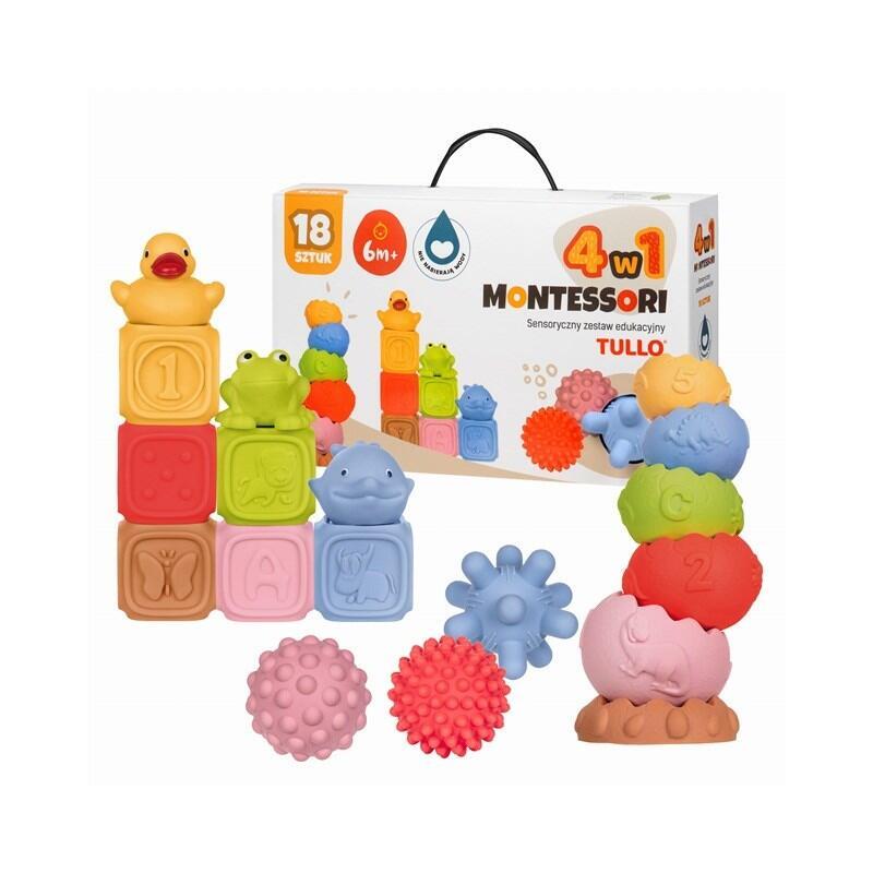 tullo-klocki-sensoryczne-piramida-pilki-zestaw-edukacyjny-montessori-18-szt