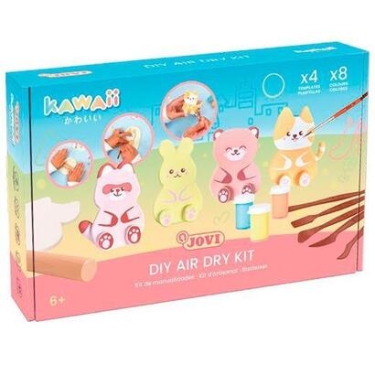 jovi-kit-kawaii-con-pasta-endurecible-air-dry-500gr-4-plantillas-pinturas-complementos