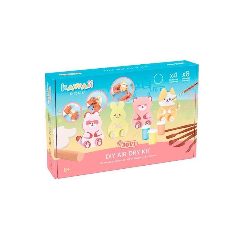 jovi-kit-kawaii-con-pasta-endurecible-air-dry-500gr-4-plantillas-pinturas-complementos