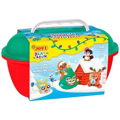 jovi-cofre-playfun-24-pastillas-plastilina-15gr-moldeadores-recortables-navidad