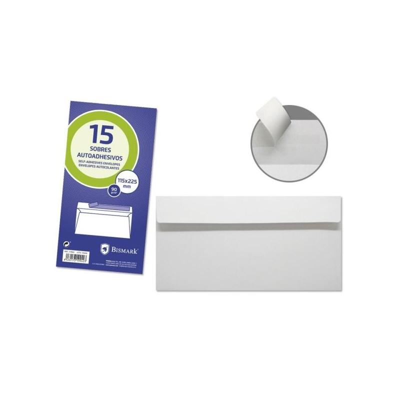 bismark-pack-de-15-sobres-americanos-papel-90grs-medidas-115x225mm-cierre-autoadhesivo-blanco