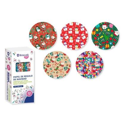 pack-de-50-unidades-bismark-navidad-colors-rollo-de-papel-regalo-medidas-70cmx200cm-5-diseaos-diferentes