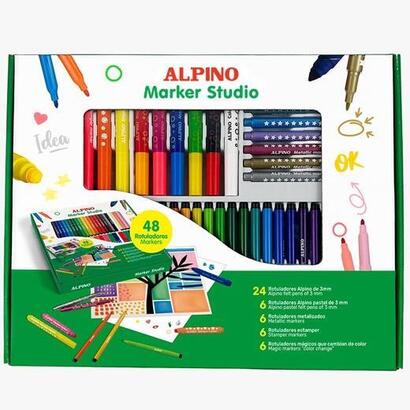 alpino-rotuladores-marker-studio-colores-surtidos-set-48-ud