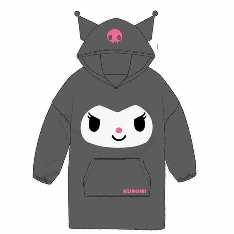 bata-sudadera-oversize-kuromi-hello-kitty-adulto
