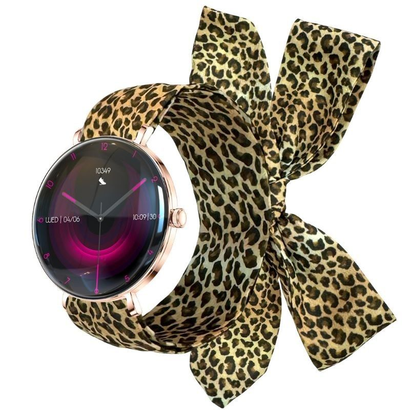 forever-smartwatch-lucca-sb-370-notificaciones-frecuencia-cardiaca-oro-rosa-incluye-correa-leopardo