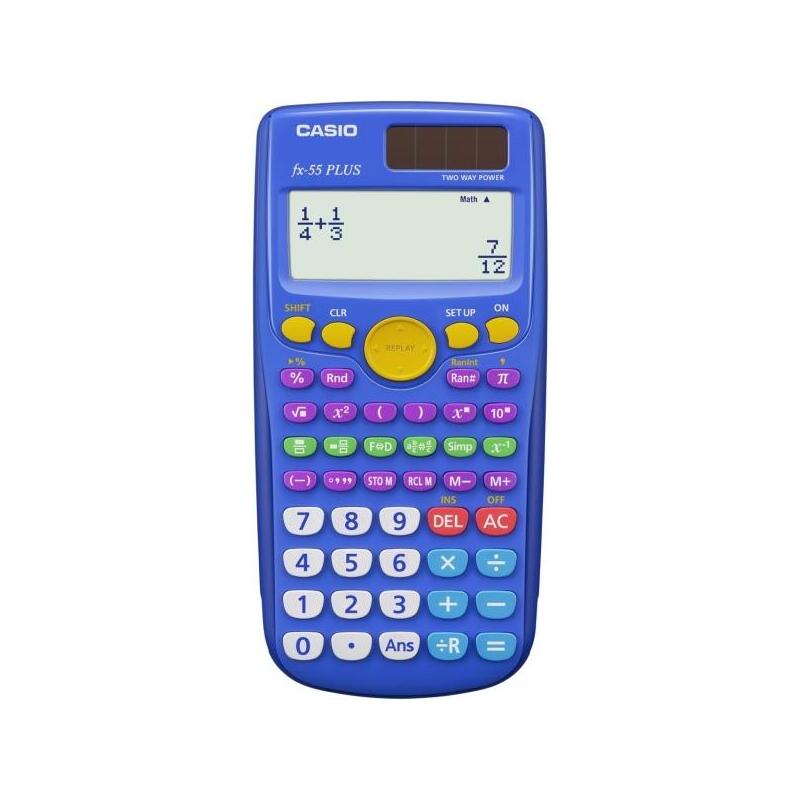 casio-fx-55-plus-calculadora-cientifica-pantalla-lcd-12-digitos-240-funciones-funcion-de-potencia-cuadrado
