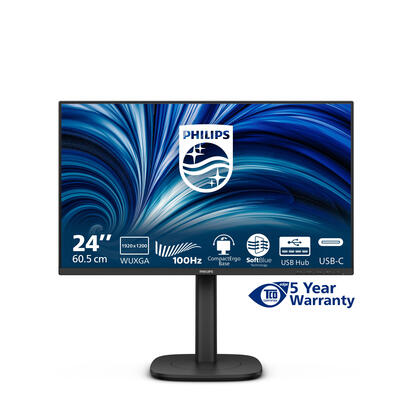 monitor-philips-3000-series-24b2n3200d00-241-1920-x-1200-pixeles-wuxga-lcd-negro