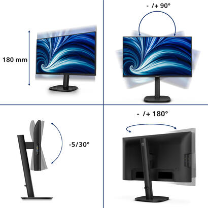 monitor-philips-3000-series-24b2n3200d00-241-1920-x-1200-pixeles-wuxga-lcd-negro
