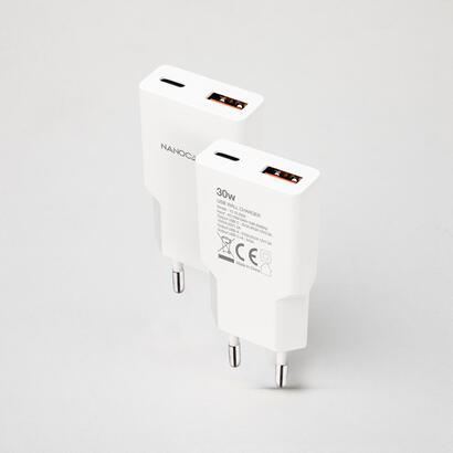 cargador-pared-1xusb-c-pd-1xusb-aqc-30w-blanco-nanocable-1xusb-tipo-c-1xusb-macho-30w-blanco