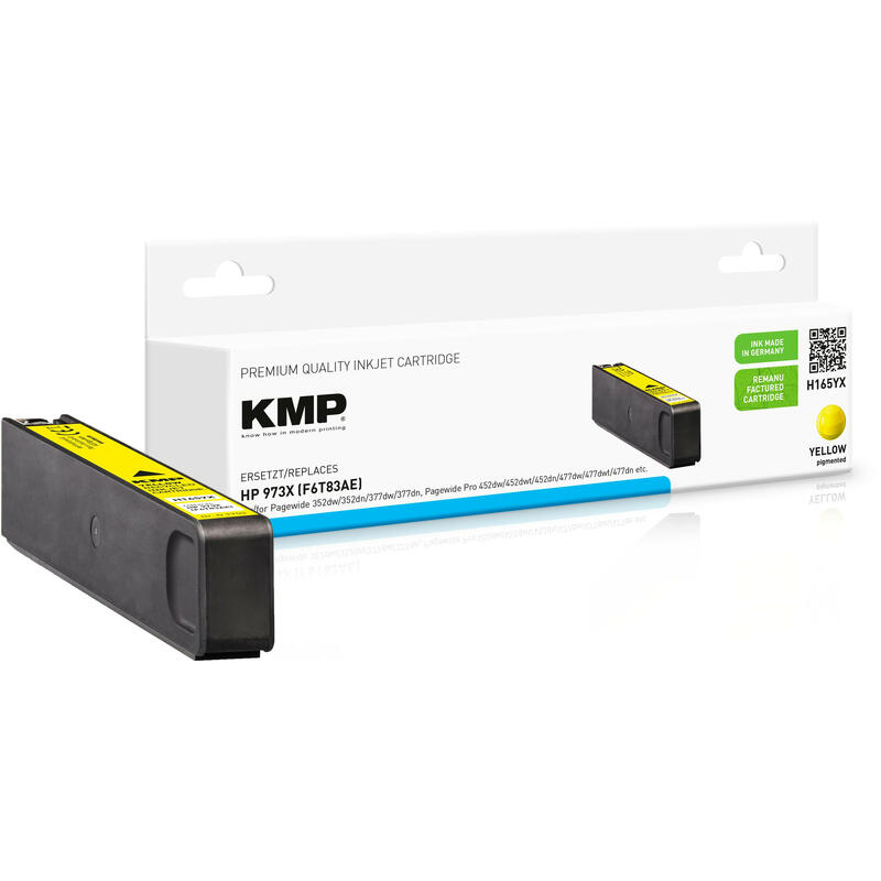 tinta-kmp-hp-973x-f6t83ae-amarillo-7000-s-hybrid-chip-refilled