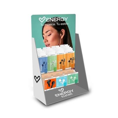 auriculares-energy-sistem-pack-y-altavoces-expositor-streetmusic-easypods-pocket-radio-y-streetplay