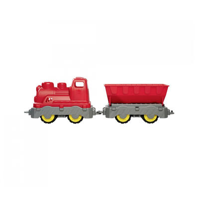 big-power-worker-mini-tren-45-cm-locomotora-de-juguete-con-carro-basculante-rojo-y-gris