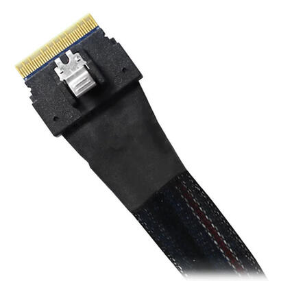 cable-icy-box-slimsas-x8-sff-8654-2x-slimsas-x4-sff-8654-negro-50cm-mb306l-b