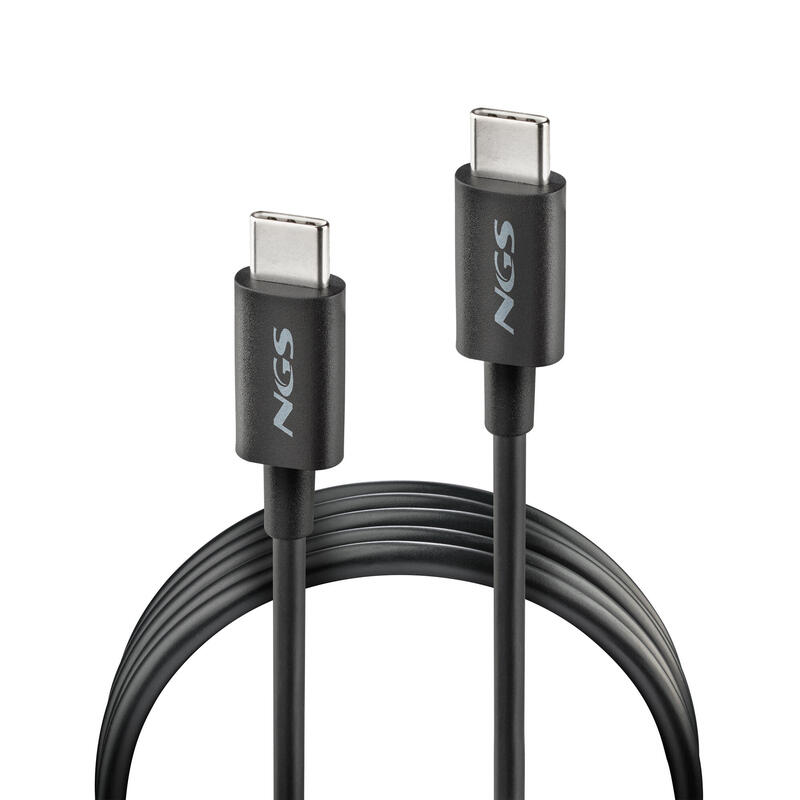 cable-usb-20-tipo-c-ngs-zyro-60w-1-usb-tipo-c-macho-usb-tipo-c-macho-hasta-60w-480mbps-1m-negro