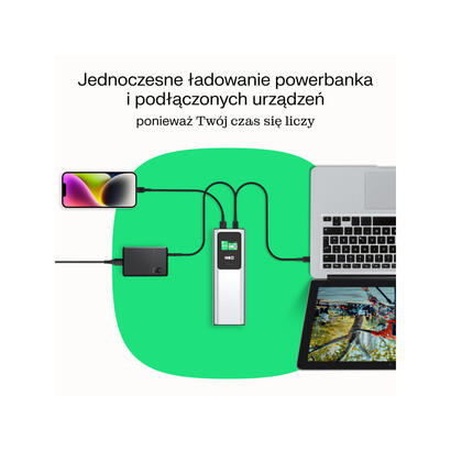 green-cell-gc-pbgc25ud-powerbank-pbgc25ud-25200-mah-140-w-1x-usb-a-2x-usb-c-ion-de-litio-aluminio-negro-plata
