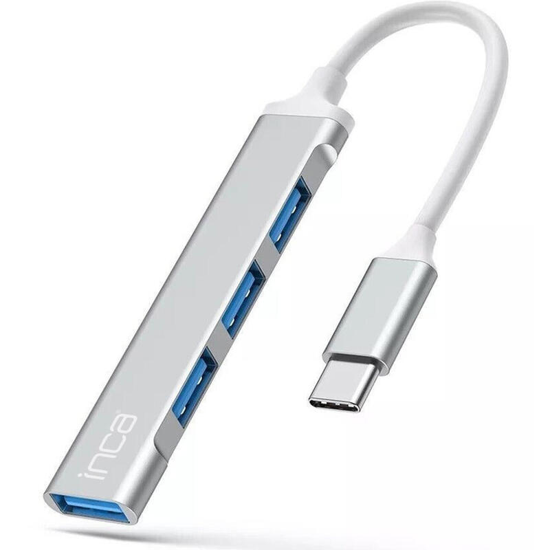 hub-inca-iusb-04tx-de-interfaz-usb-tipo-c-5000-mbits-plata-blanco