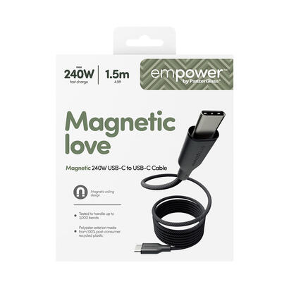 panzerglass-empower-by-magnetic-240w-usb-c-to-usb-c-cable-usb-20-15m-space-black-cable-usb-15-m-transparente