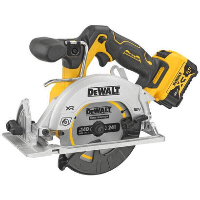 sierra-dewalt-dcs512p2-qw-circular-portatil-14-cm-negro-amarillo-3600-rpm