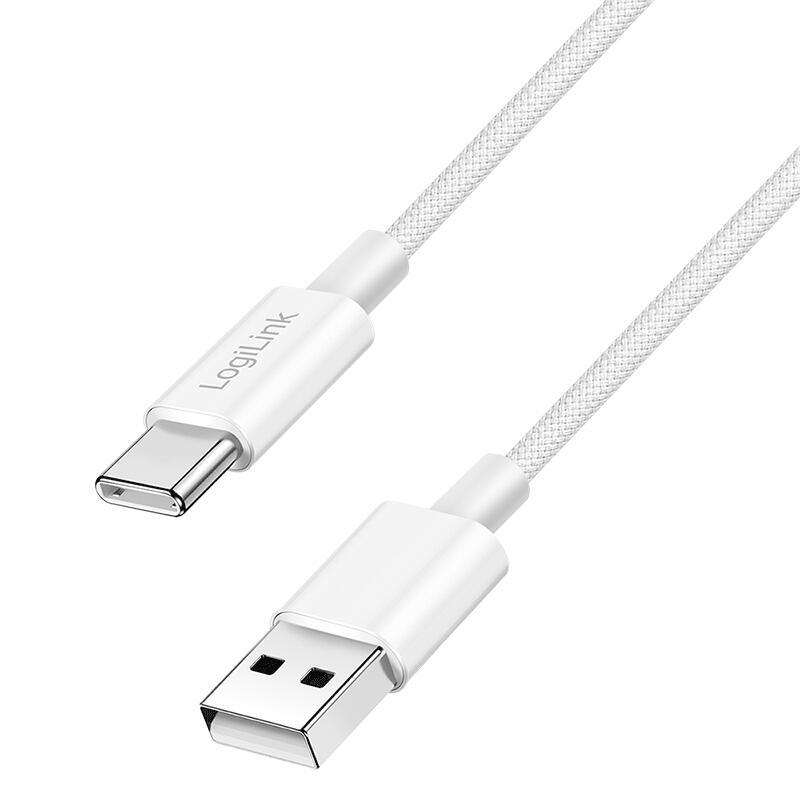 cable-de-150m-usb-20-048-gbits-pd60w-usb-c-macho-a-usb-a-macho-blanco-nylon-logilink-retail