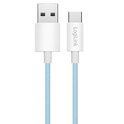 cable-de-050m-usb-20-048-gbits-pd60w-usb-c-macho-a-usb-a-macho-azul-nylon-logilink-retail