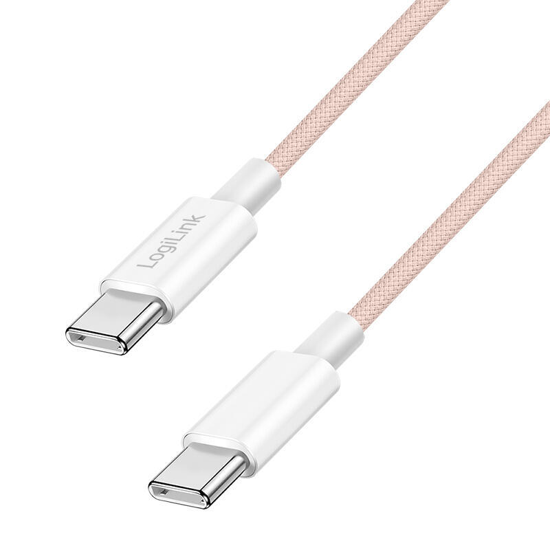 logilink-cu0343-cable-usb-usb-20-15-m-usb-c-rosa
