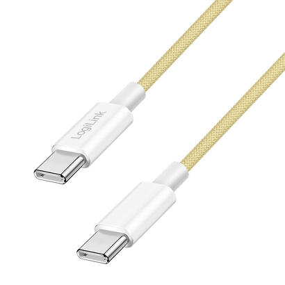 logilink-cu0349-cable-usb-usb-20-05-m-usb-c-amarillo