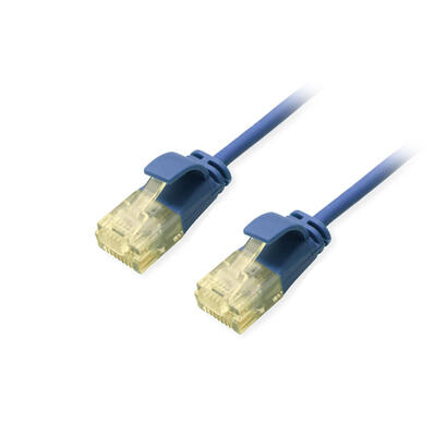 equip-cable-de-red-cat6a-slim-u-utp-2xrj45-050m-azul-lszh