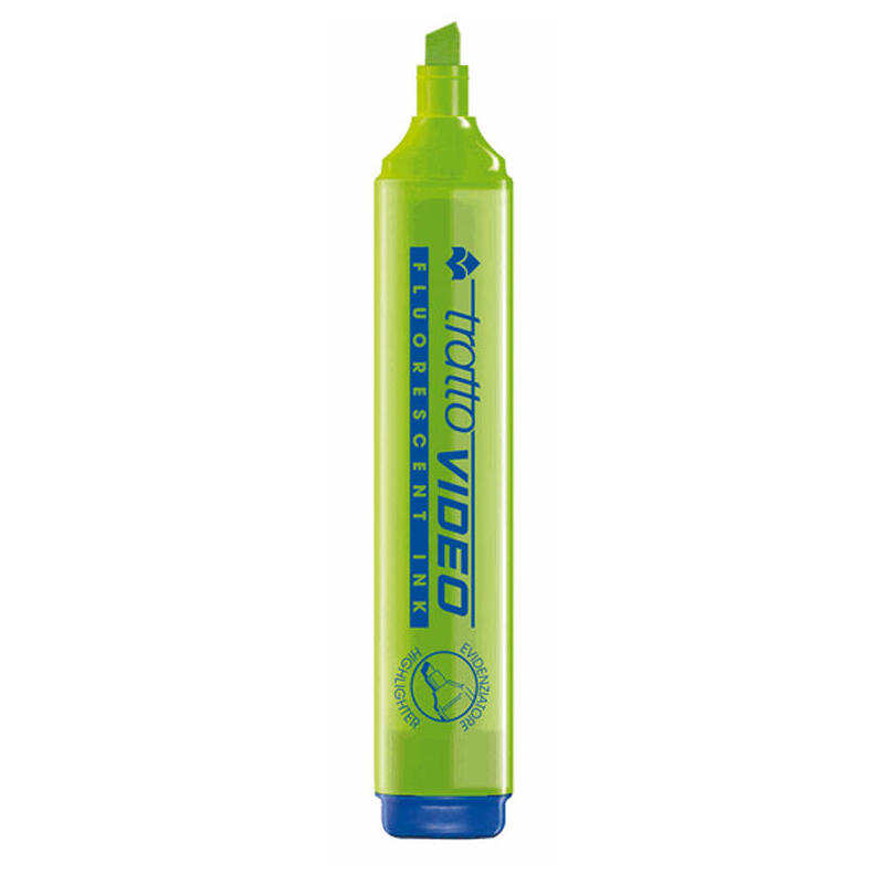 tratto-video-marcador-fluorescente-verde-12u-