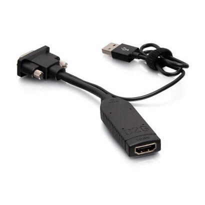 c2g-vga-to-hdmi-dongle-adapter-converter-adaptador-de-video-hdmi-usb-a-hd-15-vga-macho-negro