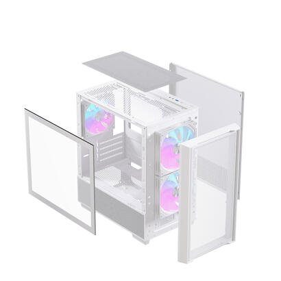 caja-pc-micro-atx-einarex-pm150-gaming-rgb-usb30-usb-c-white-excs-pm-150r-w