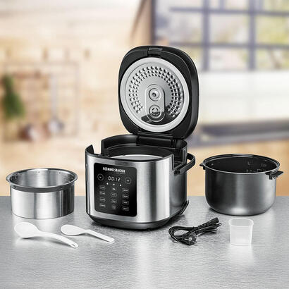 rommelsbacher-multi-reiskocher-mrk-950-edelstahlnegro-860-watt-5-liter-mrk-950