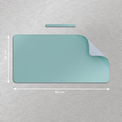 alfombrilla-raton-leitz-de-escritorio-grande-80x40cm-espesor-2mm-antideslizante-impermeable-verde-menta