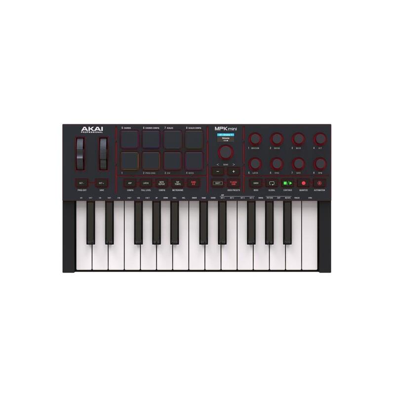 akai-mpk-mini-mk4-controlador-midi-teclado-de-control-negro