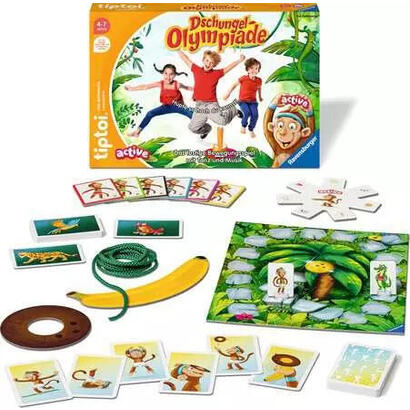 ravensburger-tiptoi-active-jungle-olympics-juego-de-mesa-00129